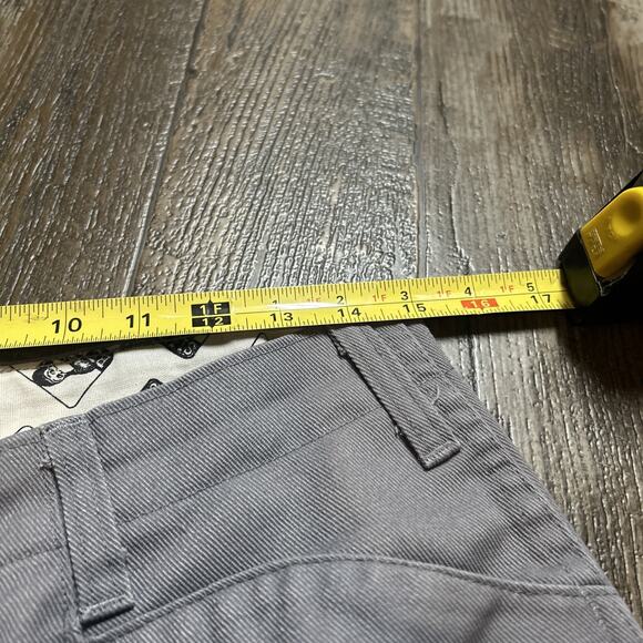 VTG Ben Davis Work Shorts Men 32 Grey Utility Carpenter Canvas Workwear Y2K - Picture 6 of 6
